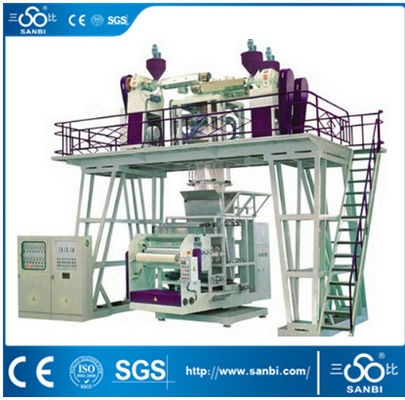 China Hoge snelheid Drie van de Plastic de Film Blazende Lagen Machine van CPP (SJ-50*3,60*3-Model) leverancier