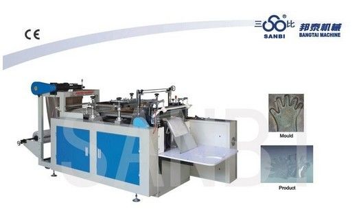 China Geautomatiseerde Medische Handschoen die Machinehdpe/LDPE maken Plastic Film Verzegelende Machine leverancier